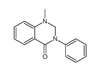 1-Methyl-3-phenyl-1,2-dihydroquinazoline-4(3H)-one结构式