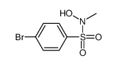 p-Bromo-N-hydroxy-N-methylbenzenesulfonamide structure