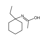 N-(1-ethylcyclohexyl)acetamide结构式