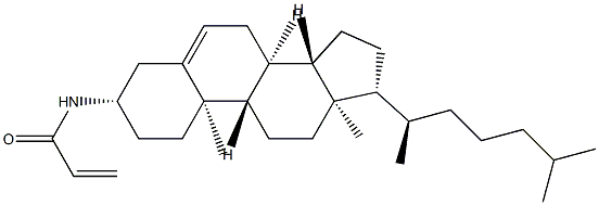 N-(Cholest-5-en-3β-yl)acrylamide Structure