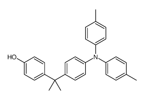 4-[2-[4-(4-methyl-N-(4-methylphenyl)anilino)phenyl]propan-2-yl]phenol Structure