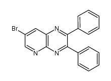 7-bromo-2,3-diphenylpyrido[2,3-b]pyrazine Structure