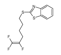 2-(5,6,6-trifluorohex-5-enylsulfanyl)-1,3-benzothiazole结构式
