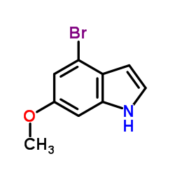 4-Bromo-6-methoxyindole Structure