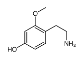 4-(2-aminoethyl)-3-methoxyphenol Structure