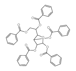 [2-benzoyloxy-1-(3,4,5-tribenzoyloxyoxolan-2-yl)ethyl] benzoate结构式