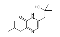 6-(2-hydroxy-2-methylpropyl)-3-(2-methylpropyl)-1H-pyrazin-2-one结构式