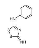 (5-amino-[1,2,4]dithiazol-3-ylidene)-phenyl-amine Structure