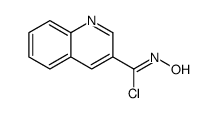 N-hydroxyquinoline-3-carboximidoyl chloride Structure
