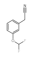 3-(Difluoromethoxy)phenylacetonitrile Structure