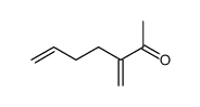 3-methylene-hept-6-en-2-one结构式