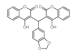 3-[benzo[1,3]dioxol-5-yl-(2-hydroxy-4-oxo-chromen-3-yl)methyl]-2-hydroxy-chromen-4-one picture