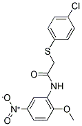 2-[(4-chlorophenyl)sulfanyl]-n-(2-methoxy-5-nitrophenyl)acetamide图片