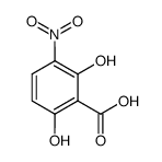 2,6-dihydroxy-3-nitrobenzoic acid Structure