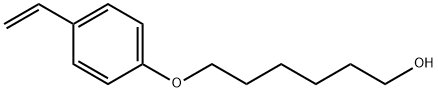 1-Hexanol, 6-(4-ethenylphenoxy)- Structure