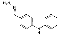9H-carbazol-3-ylmethylidenehydrazine结构式