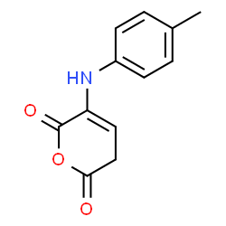 2H-Pyran-2,6(3H)-dione, 5-[(4-methylphenyl)amino]- (9CI) picture