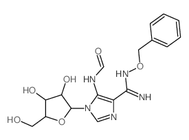 (NZ)-N-[(5Z)-5-[amino-(phenylmethoxyamino)methylidene]-3-[3,4-dihydroxy-5-(hydroxymethyl)oxolan-2-yl]imidazol-4-ylidene]formamide picture