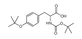 Boc-D-Tyr(tBu)-OH structure