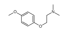 2-(4-Methoxyphenoxy)-N, N-dimethylethanamine structure