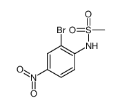 Methanesulfonamide, N-(2-bromo-4-nitrophenyl)-结构式