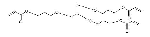 Glycerine propoxylate triacrylate structure