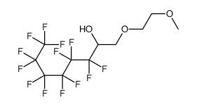 3,3,4,4,5,5,6,6,7,7,8,8,8-tridecafluoro-1-(2-methoxyethoxy)octan-2-ol结构式