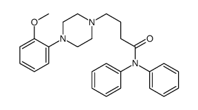 4-[4-(2-methoxyphenyl)piperazin-1-yl]-N,N-diphenylbutanamide Structure