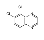 5,6-Dichloro-8-methylquinoxaline Structure