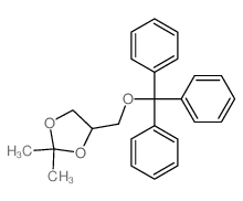 1,3-Dioxolane,2,2-dimethyl-4-[(triphenylmethoxy)methyl]- structure