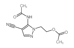 2-(5-acetamido-4-cyano-pyrazol-1-yl)ethyl acetate picture