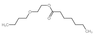 Heptanoic acid,2-butoxyethyl ester Structure