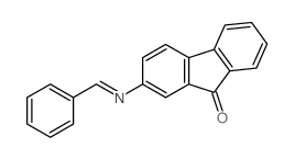 9H-Fluoren-9-one,2-[(phenylmethylene)amino]- Structure