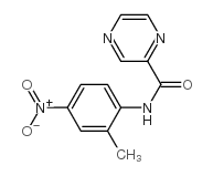 Pyrazinecarboxamide, N-(2-methyl-4-nitrophenyl)- (9CI)结构式