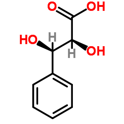 (2S,3R)-2,3-Dihydroxy-3-phenylpropanoic acid Structure