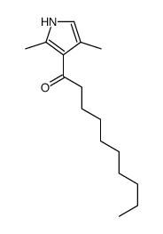 1-(2,4-dimethyl-1H-pyrrol-3-yl)decan-1-one结构式