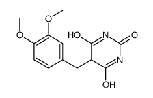 5-[(3,4-dimethoxyphenyl)methyl]-1,3-diazinane-2,4,6-trione Structure