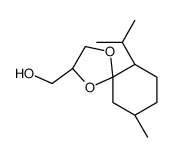 [(6S,9R)-9-methyl-6-propan-2-yl-1,4-dioxaspiro[4.5]decan-3-yl]methanol Structure