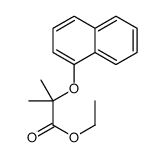 ethyl 2-methyl-2-naphthalen-1-yloxypropanoate Structure