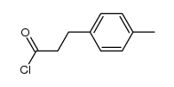 Benzenepropanoyl chloride, 4-Methyl- picture