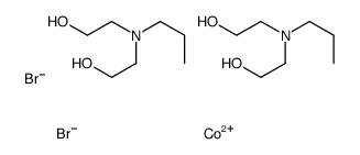 cobalt(2+),2-[2-hydroxyethyl(propyl)amino]ethanol,dibromide Structure