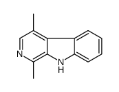 1,4-dimethyl-9H-pyrido[3,4-b]indole结构式