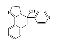 2,3,5,6-Tetrahydro-5-(4-pyridinyl)imidazo[2,1-a]isoquinolin-5-ol结构式
