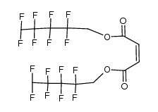 bis(2,2,3,3,4,4,5,5-octafluoro-1-pentyl)maleate结构式