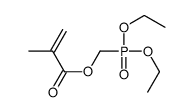 diethoxyphosphorylmethyl 2-methylprop-2-enoate结构式