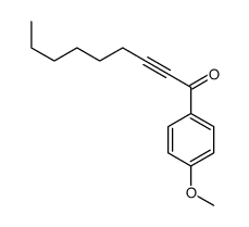 1-(4-methoxyphenyl)non-2-yn-1-one结构式