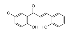 2-Propen-1-one, 1-(5-chloro-2-hydroxyphenyl)-3-(2-hydroxyphenyl)- Structure