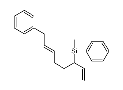 dimethyl-phenyl-(8-phenylocta-1,6-dien-3-yl)silane结构式