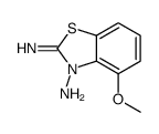 2-imino-4-methoxy-1,3-benzothiazol-3-amine Structure
