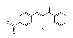 (E)-2-benzoyl-3-(4-nitrophenyl)acrylonitrile结构式